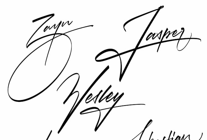 create custom cursive calligraphy and hand lettering